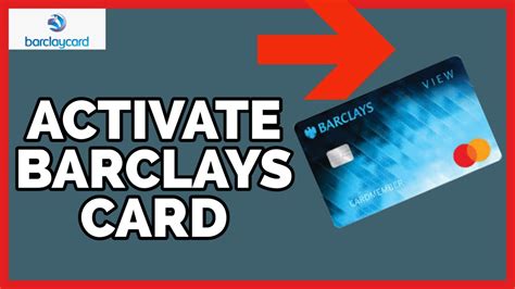 how to activate barclays card